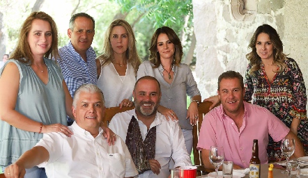  Meritchell Galarza, Ramón Gómez, Vero Berrón, Vero Malo, María José Pedrero, Gerardo Rodríguez, GunnarMebius y Juan Benavente.