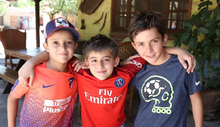  Pato, Diego y Santigo.