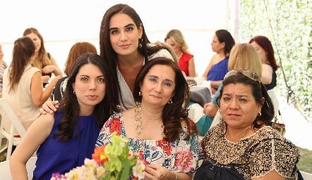  Daniela Félix, Mariana Rodríguez, Julieta Rodríguez e Imelda Torrescano.