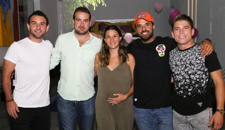  Helio Guerrero, Luis José Guerra, Georgina Ramos , Samuel Romo y Bernardo Elizondo.