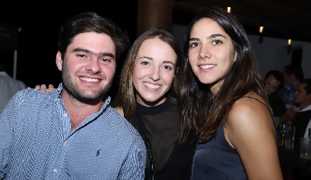  Antonio Esper, Yolis Navarro y Elsa Santoyo.