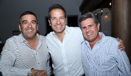  Gerardo Galván, Mauricio Villalobos y Galo Galván.