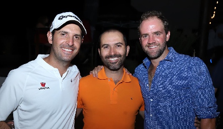  Julián Goldstone, Diego de la O y Rodrigo Aranda.