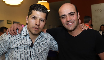  Alfonso Morales e Iván Anguiano.