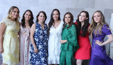  Ana Rita Vargas, Laura Hermosillo, Rosa Laura Guerrero, Giselle Martínez, Rocío Molina, Mariela Martínez y Rocío Martínez.