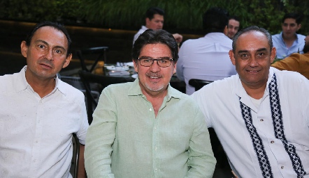  Rafael Villalobos, Rodolfo Ortega y Mauricio Hermosillo.