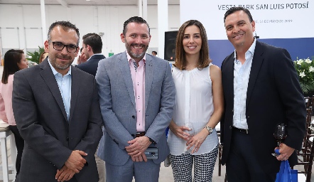  Iván Romero, Rodrigo Folgueras, Itziar Curiel y Sergio Sánchez.