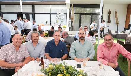  José Ángel Morales, Armando Vázquez, Rodolfo Treviño, Ricardo Pérez y Pablo Ramírez.