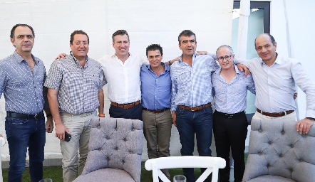  Héctor Mahbub, Rafael Olvera, Alfonso Anaya, Fernando Cifuentes, Horacio Tobías, Jorge Aldrett y Elías Abud.