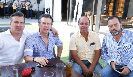  Alfonso Anaya, Carlos Barajas, Enrique Quintero y Eduardo Zepeda.