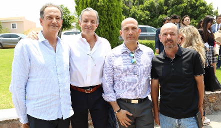 Pollo Gómez, Paco de la Rosa, Jorge Guerra y Ricardo Meade.