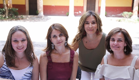  Haydeé García, Rocío Nieto, Ale Bermea y Paty González.