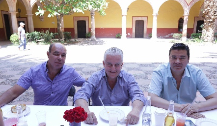  Quique Quintero, Luis Gómez y Andrés Amparán.