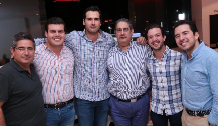 Gerardo Rodríguez, Mauricio Labastida, José Iga, Humberto Rodríguez, Daniel Granados y Federico Mendizábal.