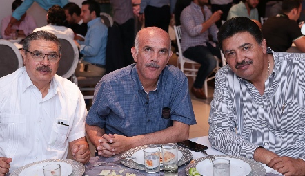 Luis Manuel Ponce, José Musa y Tirso González.
