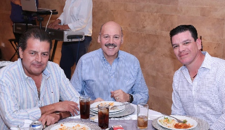  Javier Torres, José Iga y Víctor Ortiz.