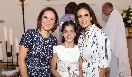 Marifer Ramírez, María Paula Vera Díaz y Mayte Rangel.