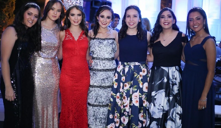 Majo Villalobos, Bety Allende, Pau Regil, Sofi Rentería, Ary Vázquez, Pau Suárez y Vivi Martínez.