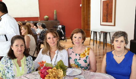  Ana Bertha Vazquez, Fabiola Nieto, María Eugenia Rivera y María De Lourdes.