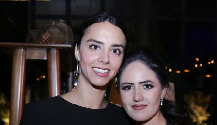  Mercedes Bárcena y Paulina Aldrett.