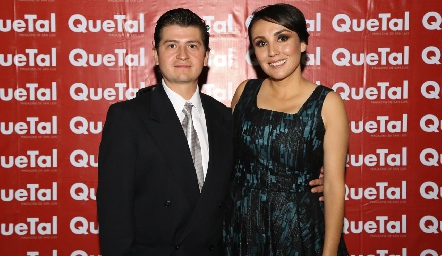 Iván Sánchez y Fabiola Loredo.