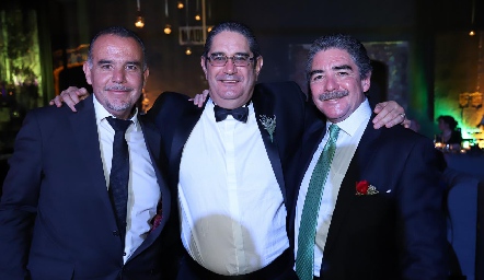  Edgar Hernández, Humberto Rodríguez y Ricardo Álvarez.