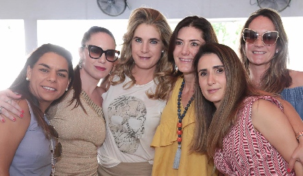 Maribel Torres, Mónica Barraza, Lorena Ibarra, Paulina Vivanco, Lourdes Orozco y Ximena Ibarra.