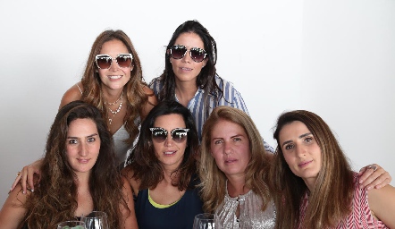  Ana Luisa Díaz de León, Ana Elena Meade, Lorena Ortiz, Marisol de la Maza, Georgina Anaya y Lourdes Orozco.