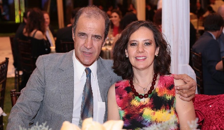 Jorge Güemes y Mónica del Río.