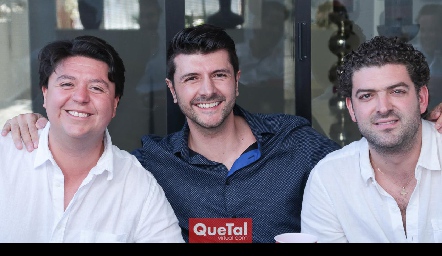  Daniel Zollino, Miguel Galarza y Mauricio Ruiz.