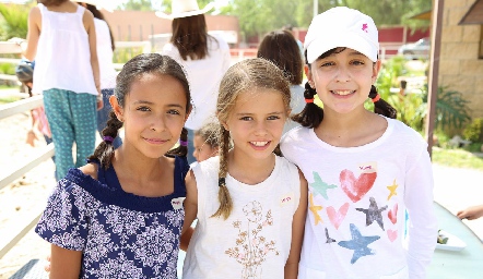  Isabel, Ana Sofía y Ximena.