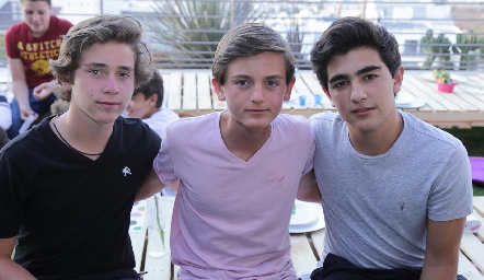  Jacobo, Patricio y Alejandro.