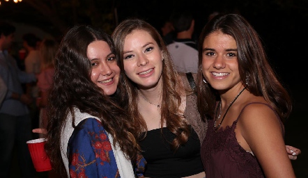  Adriana Leal, Natalia Gordoa e Isa Pizzuto.