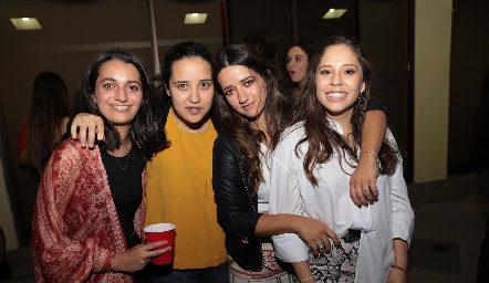 Euge Torres, Mariana Acebo, María Ruan y Marijó Martínez.