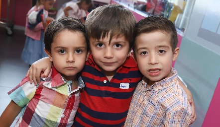  Ander, Sebastián y Paco.