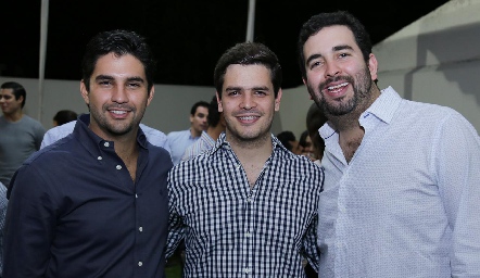  José Luis Leiva, Luis Torres y Fernando Domínguez .