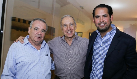  Alejandro Mancilla, Federico Díaz Infante y Rafael Araiza.