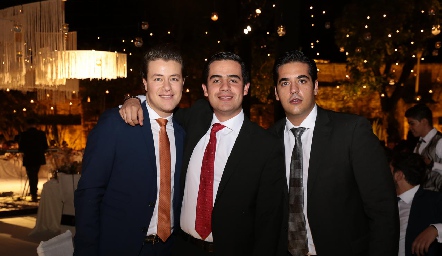  Gastón Lozano, Rodolfo Ortega y José Antonio Alonso Motilla.