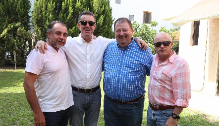  Javier Alcalde, Jorge Mendizábal, Patricio Mendizábal y Tomás Alcalde.