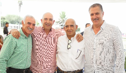  Alejandro Zapata, Miguel Maza, Alejandro Leal y Rolando Hervert.