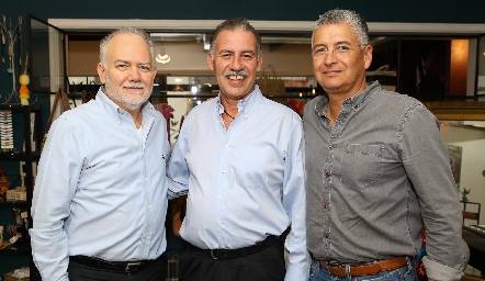  René Padilla, Francisco Correa y Ramón Zacarías.