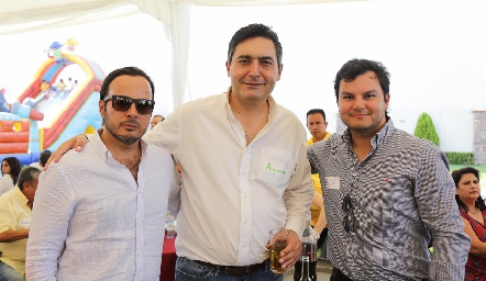  Alejandro Stevens, Alejandro Espinosa y Raúl Torres.