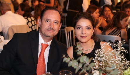 Manuel Toledo y Adriana Calderón.