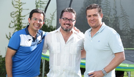  Emmanuel Díaz de León, Alejandro Hernández y Jesús Vega.