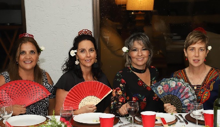  Sabrina Gaviño, Sandra Correa, Elsy Guerra y Ana Hunter.