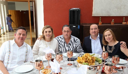  Ernesto Del Bosque, Liliana Mendel, Alberto Villarreal, Camilo Saro y Liana Dávila.