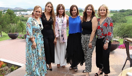  Marcela Piña, Daniela Peters, Pilar Ortueta, Ana Elisa, Valeria Morales y Marcela Gutiérrez.