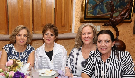  Rosana Benavente, Araceli Biagi, Jennifer Kaiser y Marcela Nava .