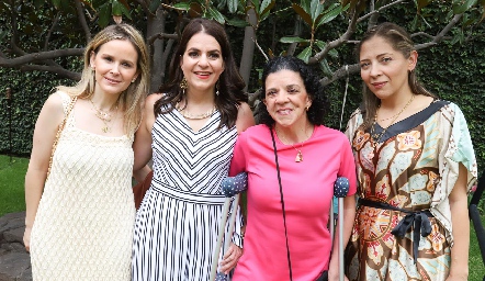  Susana García, Gabriela Suárez, Ale Labastida y Lorena Aldrete.