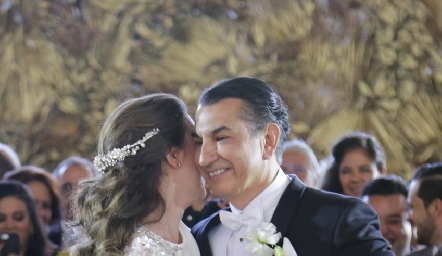 Cristóbal Herrera con su hija Pamela.